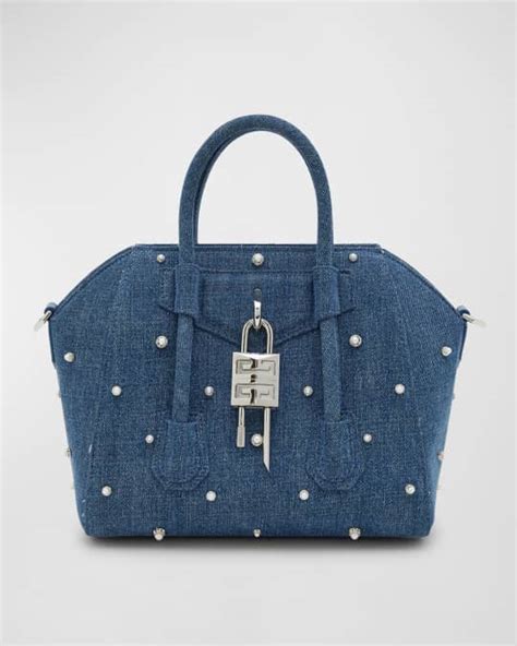 givenchy antigona mini street fashion|mini antigona lock denim tote bag.